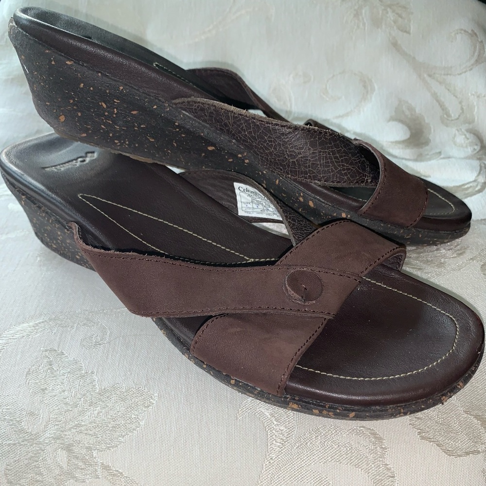 Columbia Sportswear wedge sandals 7 - Picture 2 of 8